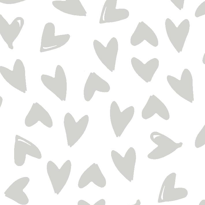 Hearts Wallpaper - Project Nursery