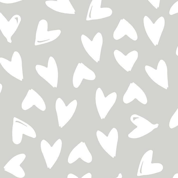 Hearts Wallpaper - Project Nursery