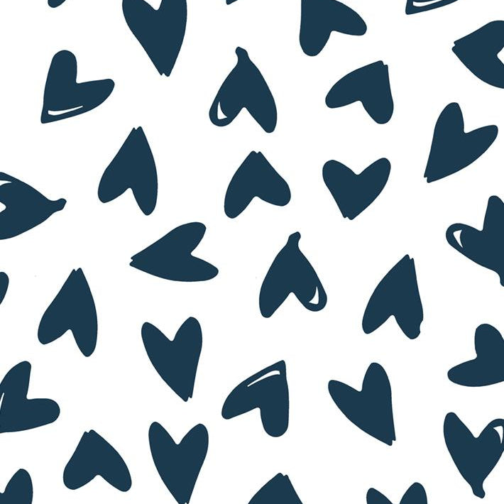 Hearts Wallpaper - Project Nursery