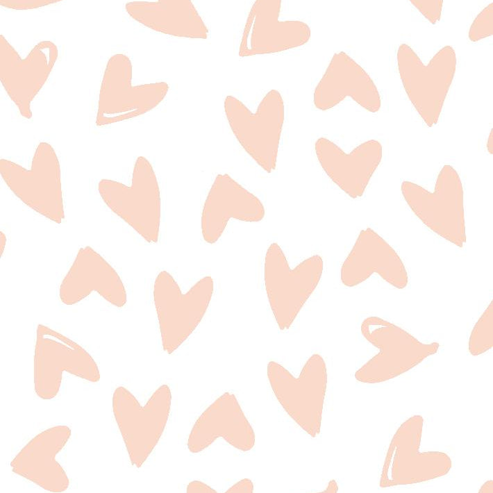 Hearts Wallpaper - Project Nursery