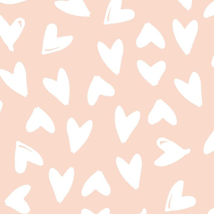 Hearts Wallpaper - Project Nursery