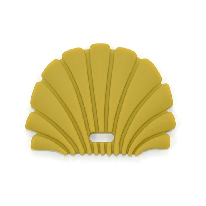 Silicone Shell Teether - Gold - Project Nursery