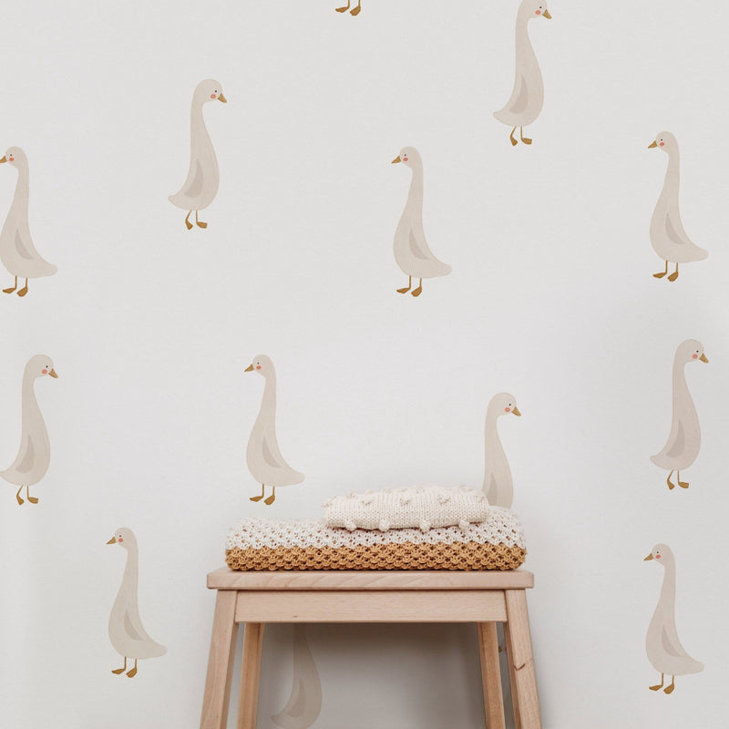 Small Goose Wall Decal Set