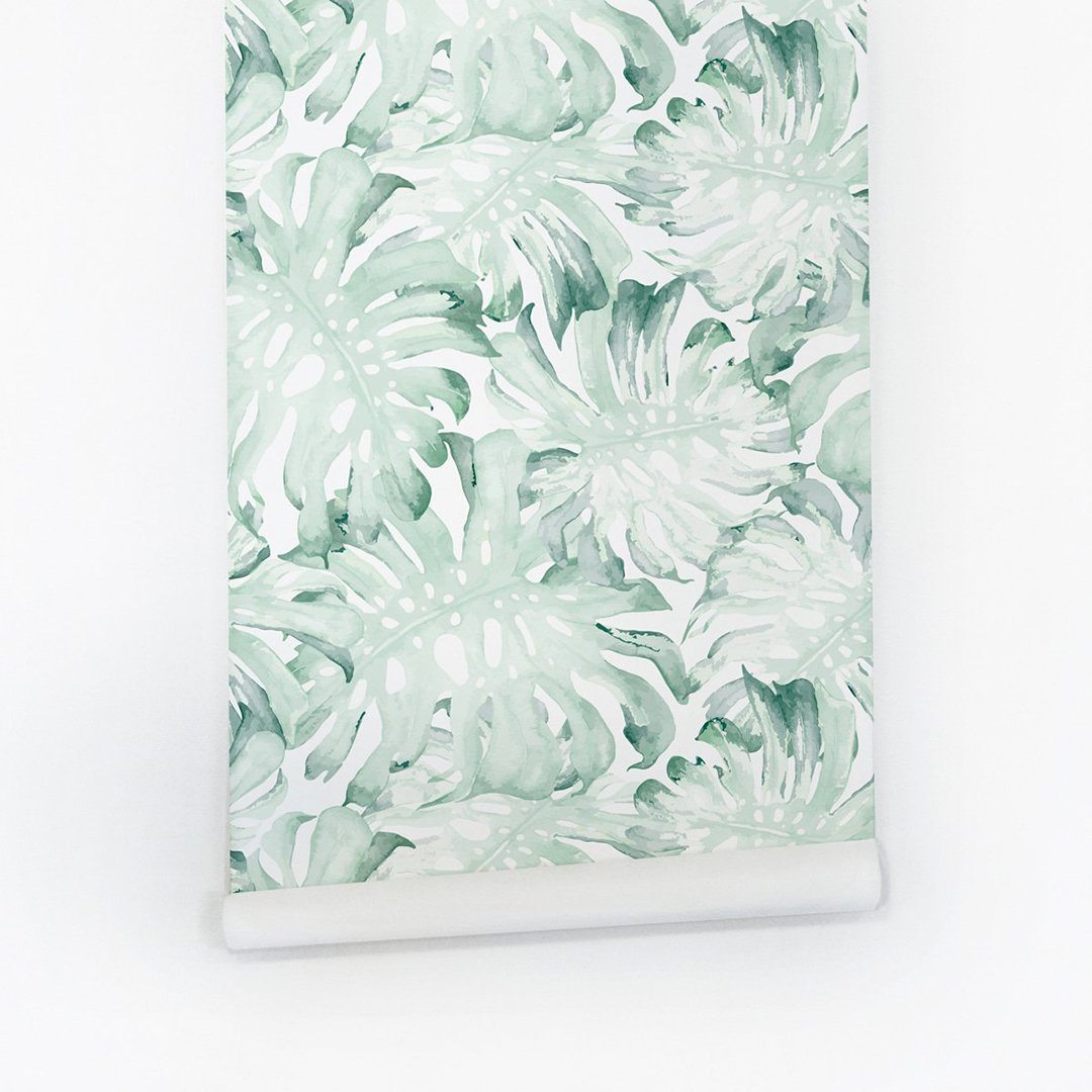 Palm Leaves Wallpaper - Project Nursery