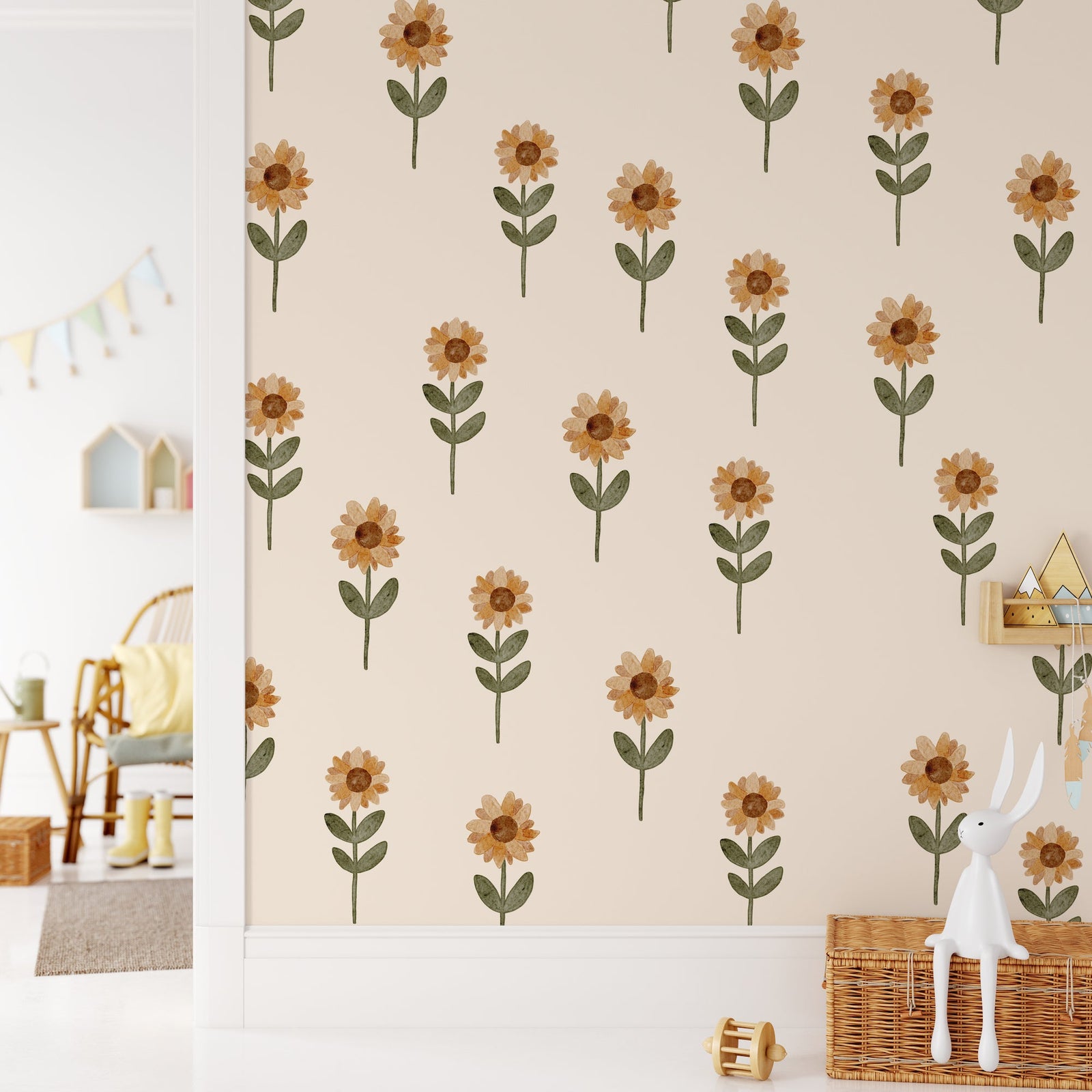 Sunflower Field Wall Decals