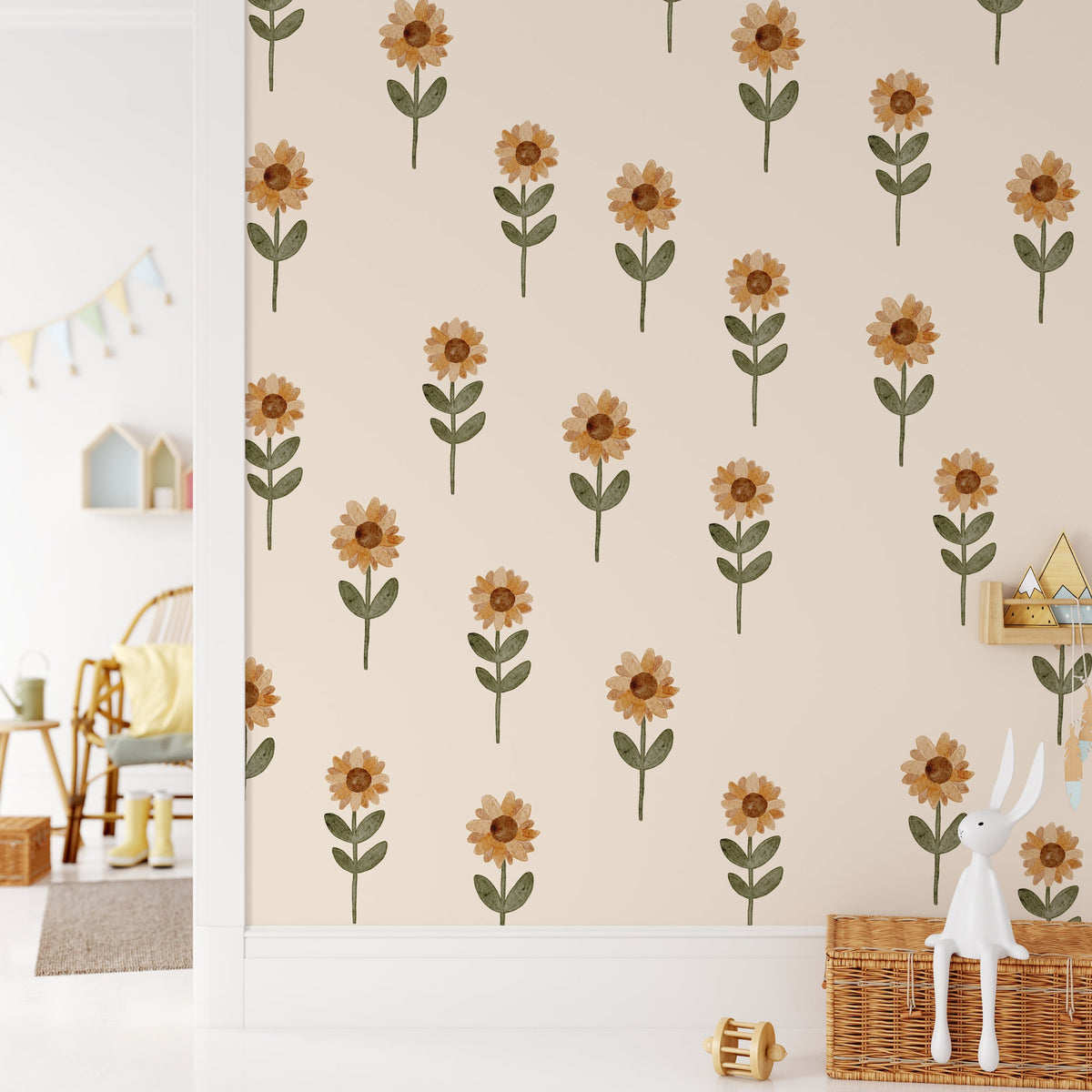 Sunflower Field Wall Decals