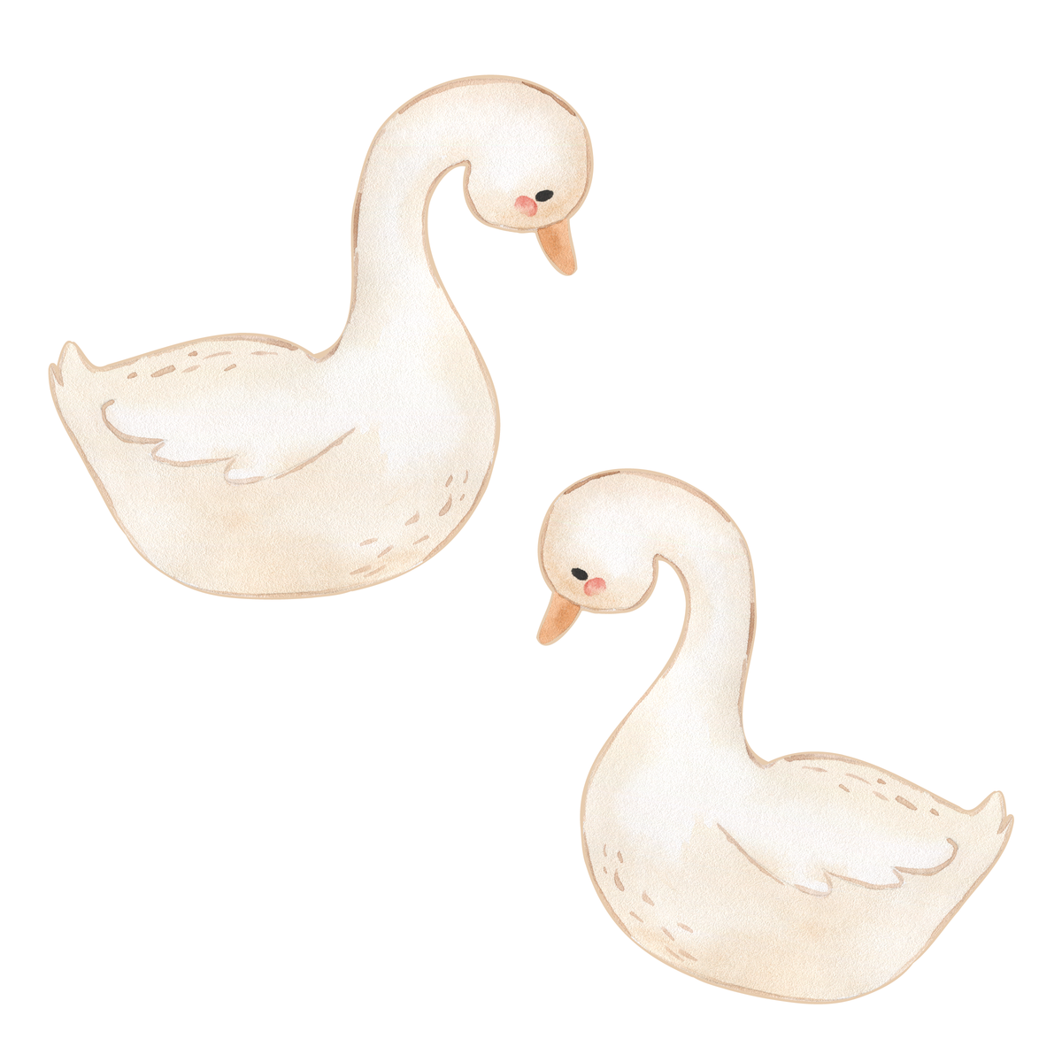 Swimming Goose Wall Decals