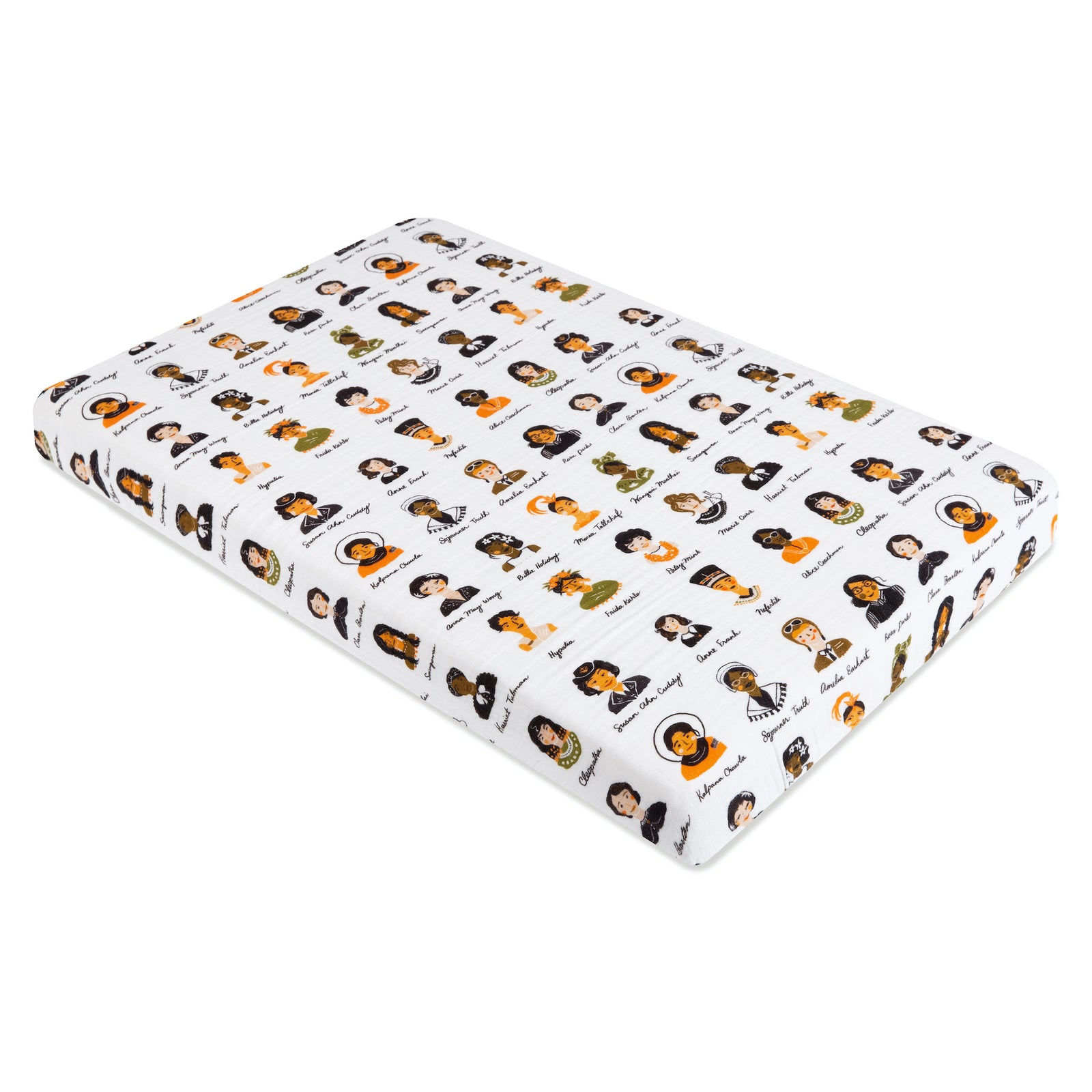 Babyletto Mini Crib Sheet in GOTS Certified Organic Muslin Cotton