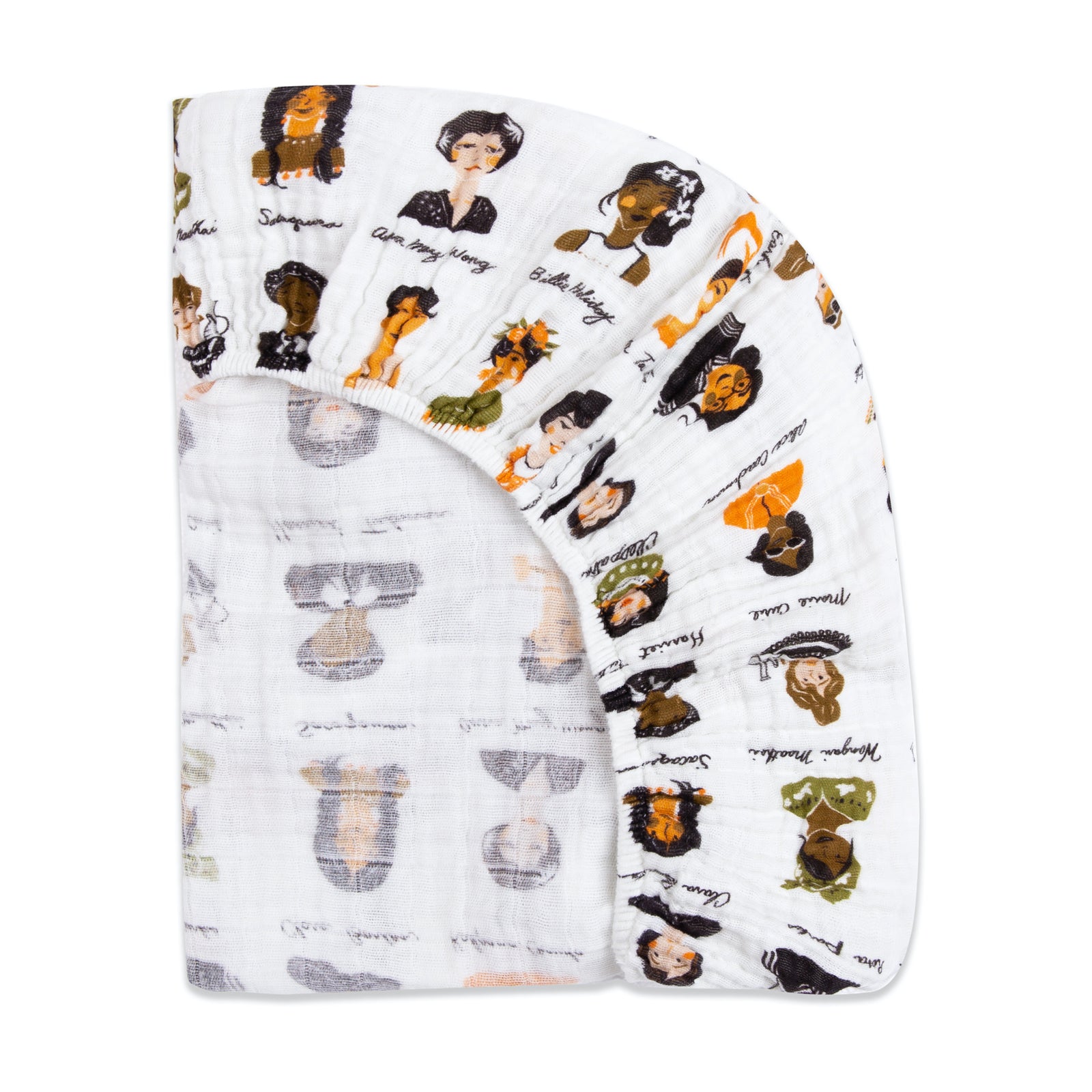 Babyletto Mini Crib Sheet in GOTS Certified Organic Muslin Cotton