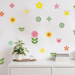 Retro Floral Wall Decal Set - Project Nursery