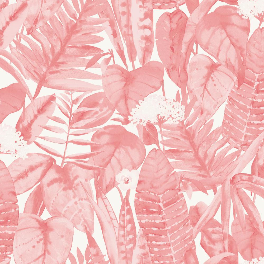 Tropical Jungle Wallpaper - Pink Lemonade - Project Nursery
