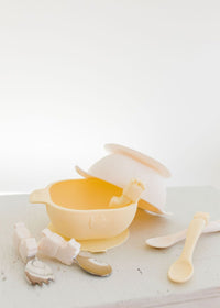 Born to be Wild Silicone Snack Bowl - Sunny Yellow - Project Nursery