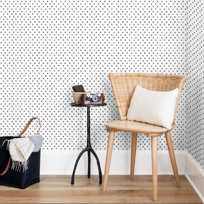 Teensy Floral Wallpaper - Project Nursery