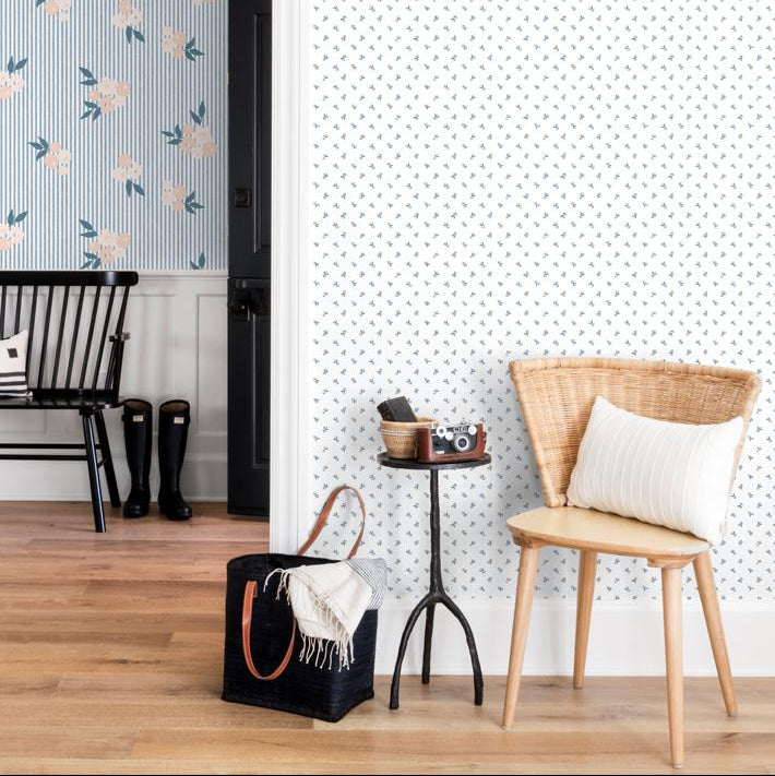 Teensy Floral Wallpaper - Project Nursery