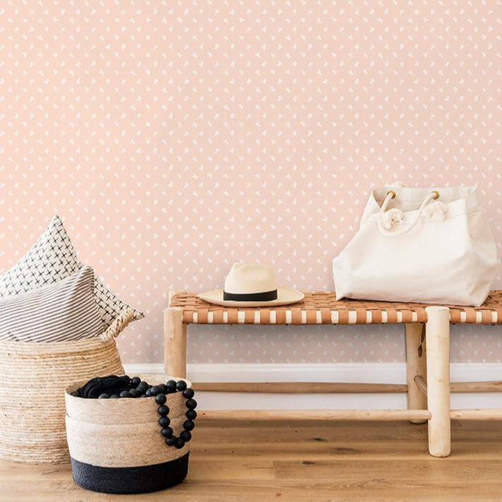 Teensy Floral Wallpaper - Project Nursery
