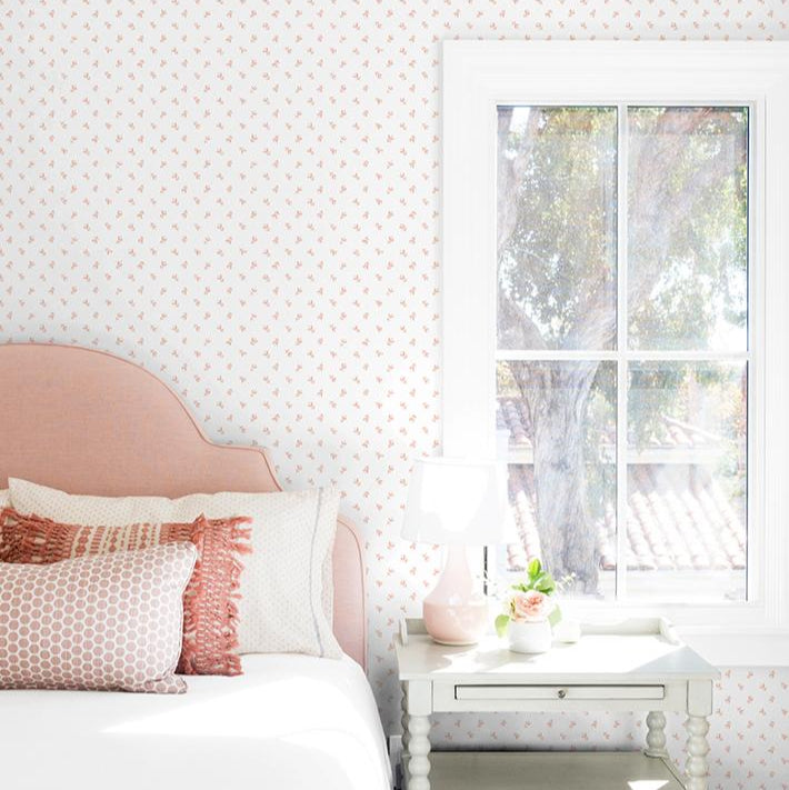 Teensy Floral Wallpaper - Project Nursery
