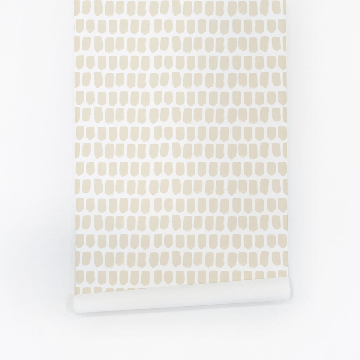 Neutral Color Tiny Brush Pattern Wallpaper - Project Nursery