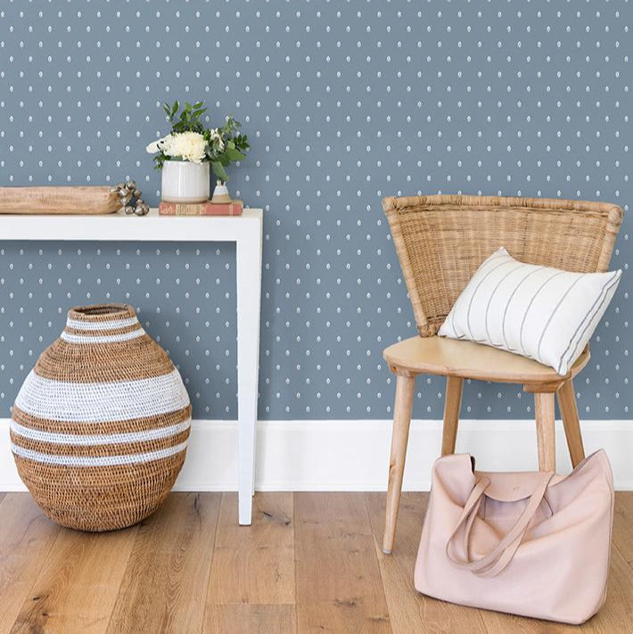 Tiny Block Print Wallpaper - Project Nursery