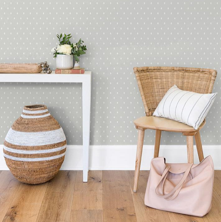 Tiny Block Print Wallpaper - Project Nursery