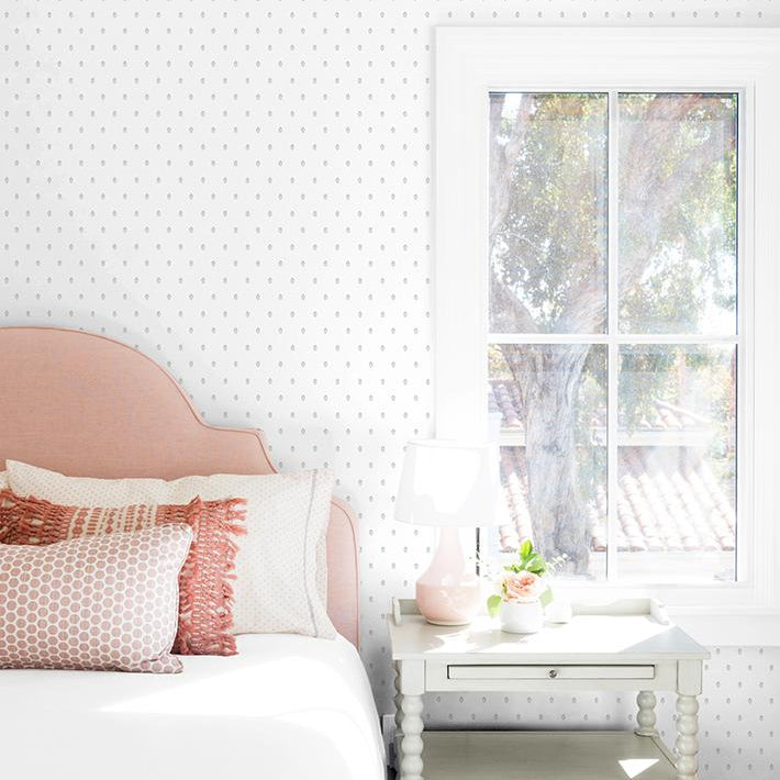 Tiny Block Print Wallpaper - Project Nursery