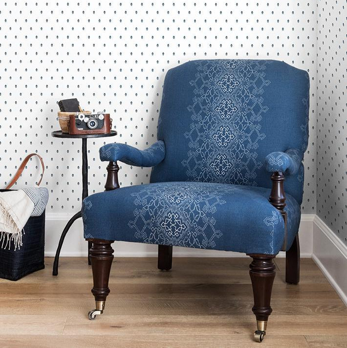 Tiny Block Print Wallpaper - Project Nursery