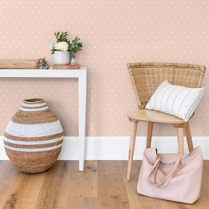 Tiny Block Print Wallpaper - Project Nursery
