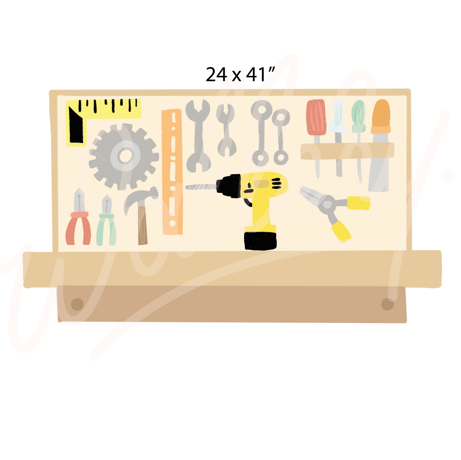Tool Station Wall Decal
