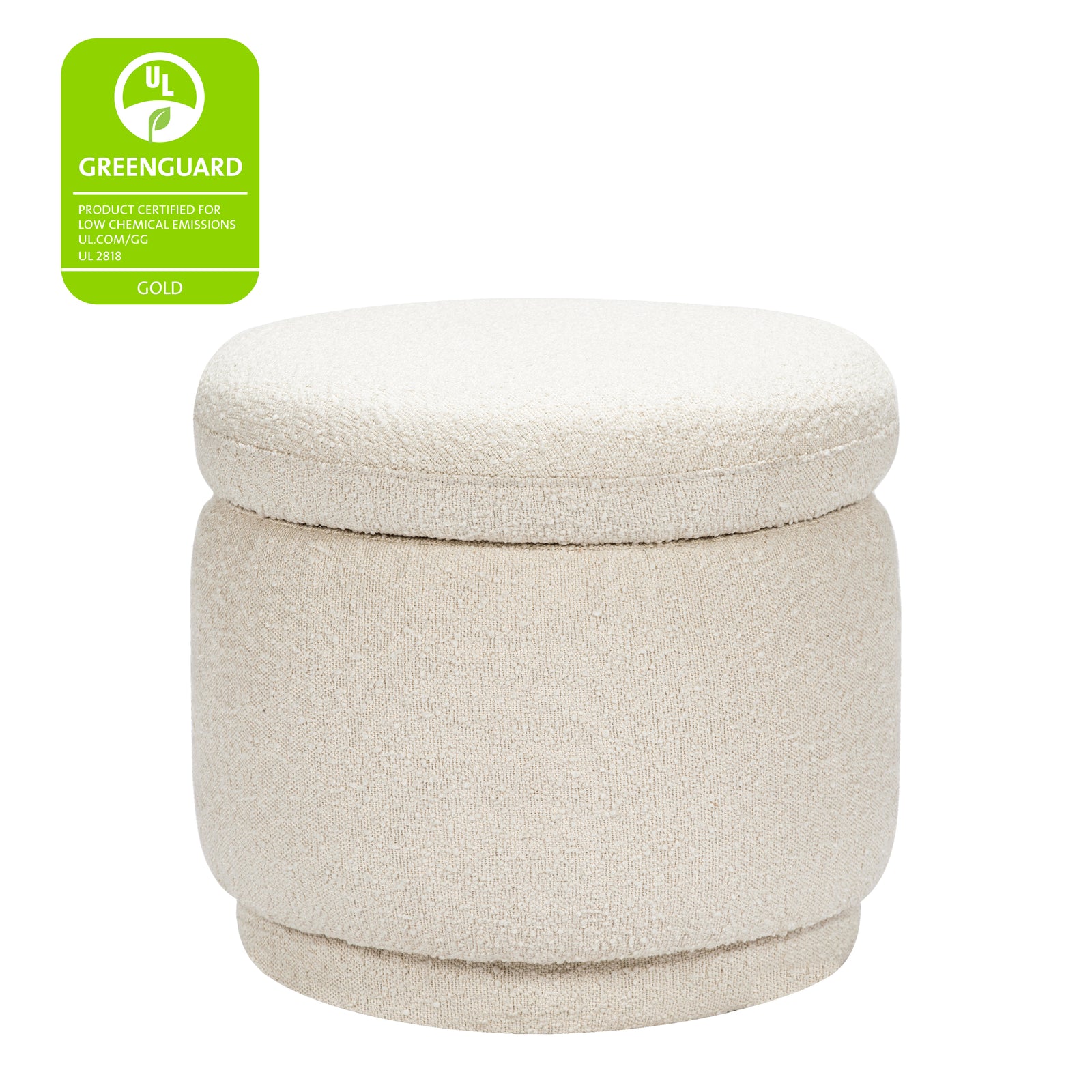 Enoki Storage Ottoman in Boucle - Project Nursery