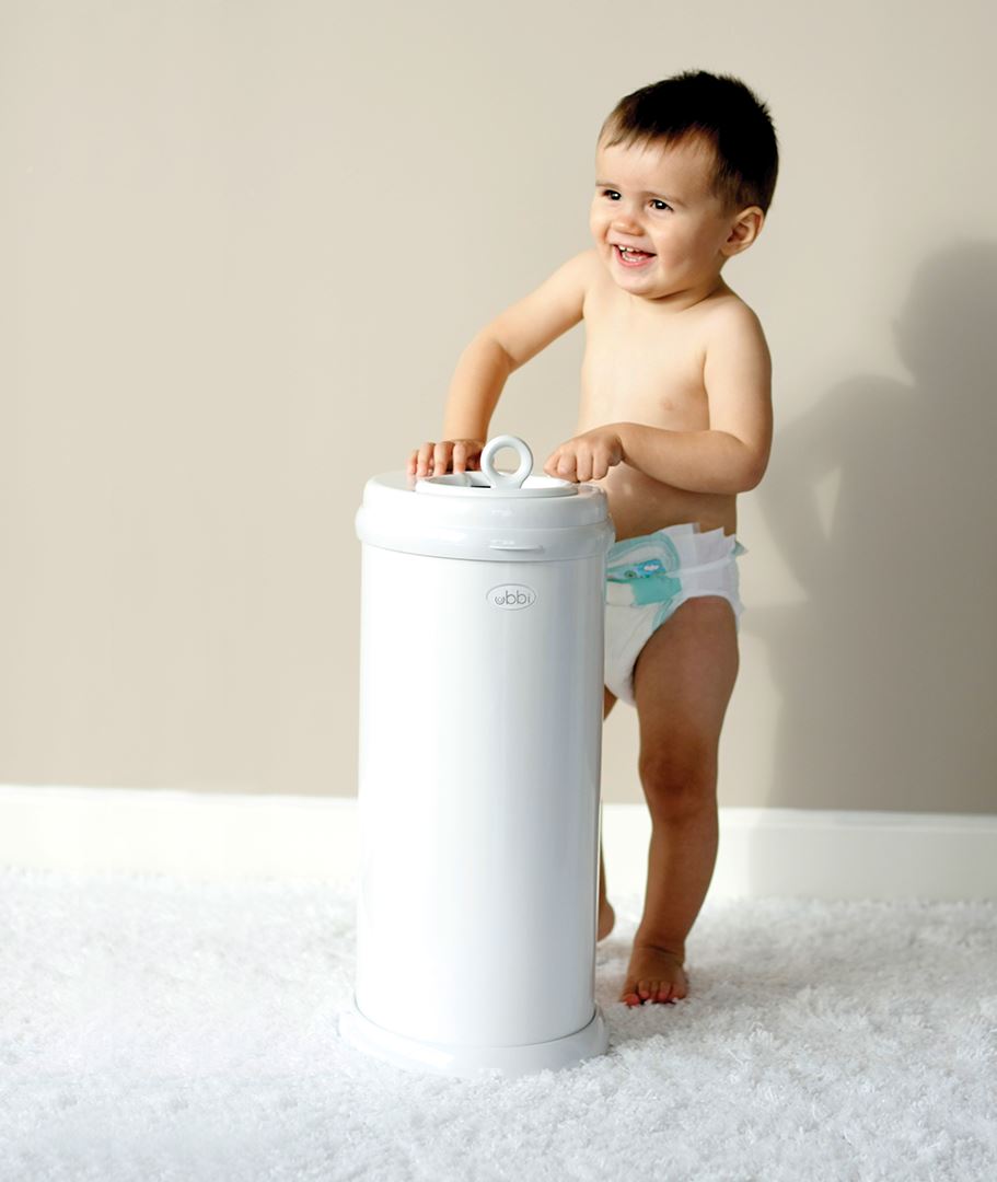 Ubbi Diaper Pail in White - Project Nursery