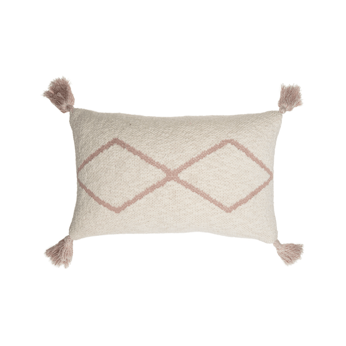 Little Oasis Knitted Pillow - Pale Pink - Project Nursery