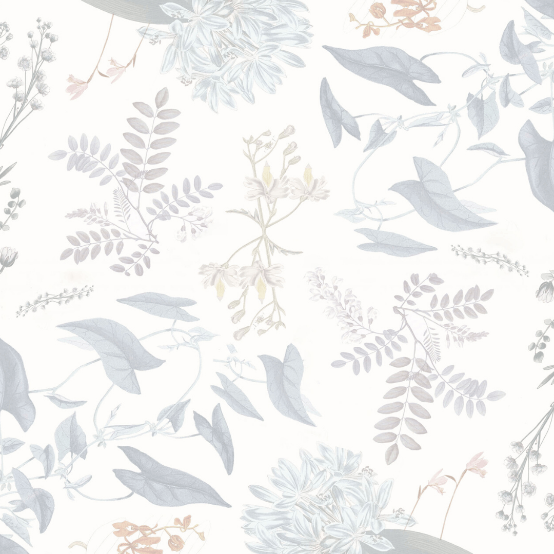 Breezy Botanical Wallpaper Mural - Project Nursery