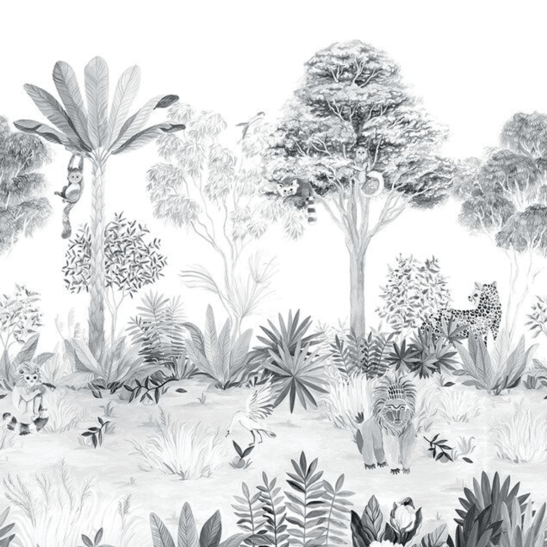 Jungle Wallpaper Mural - Project Nursery