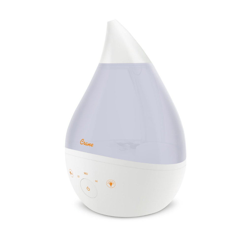 4-in-1 Top-Fill Drop Cool Mist Humidifier with Sound Machine - White - Project Nursery