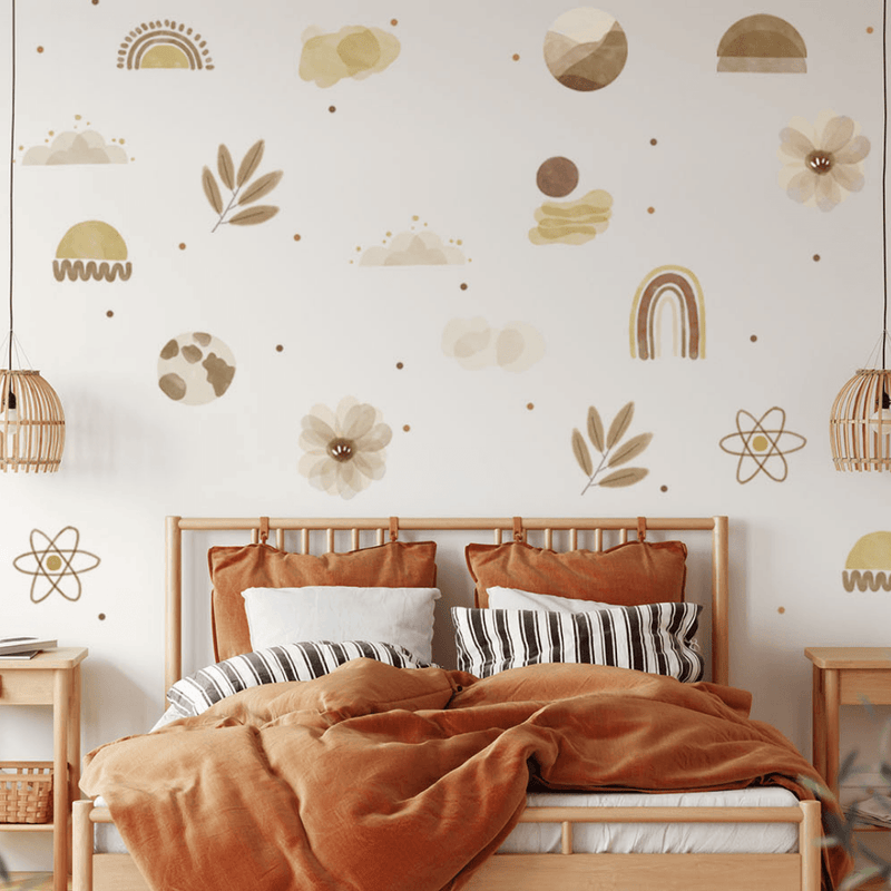Boho Shapes Wall Sticker Set - Project Nursery