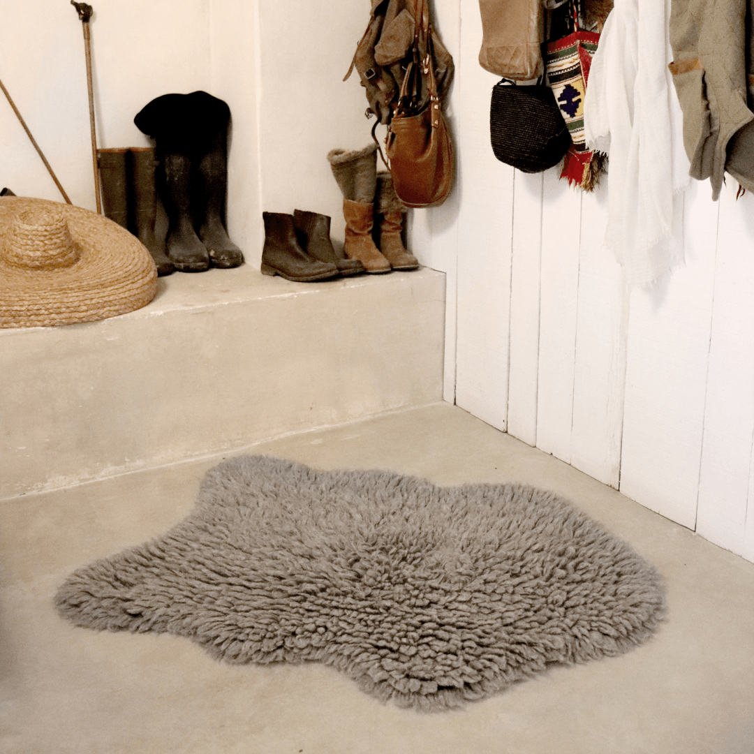Woolly Woolable Mini Rug - Sheep Grey - Project Nursery
