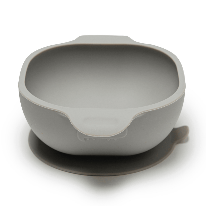 Born to be Wild Silicone Snack Bowl - Silver Grey - Project Nursery
