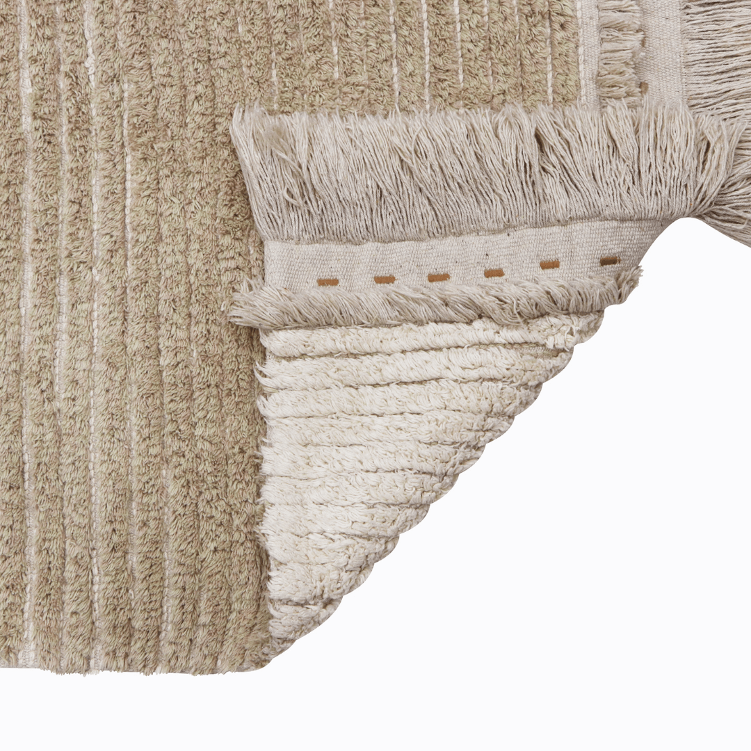 Duetto Reversible Washable Rug - Sage - Project Nursery