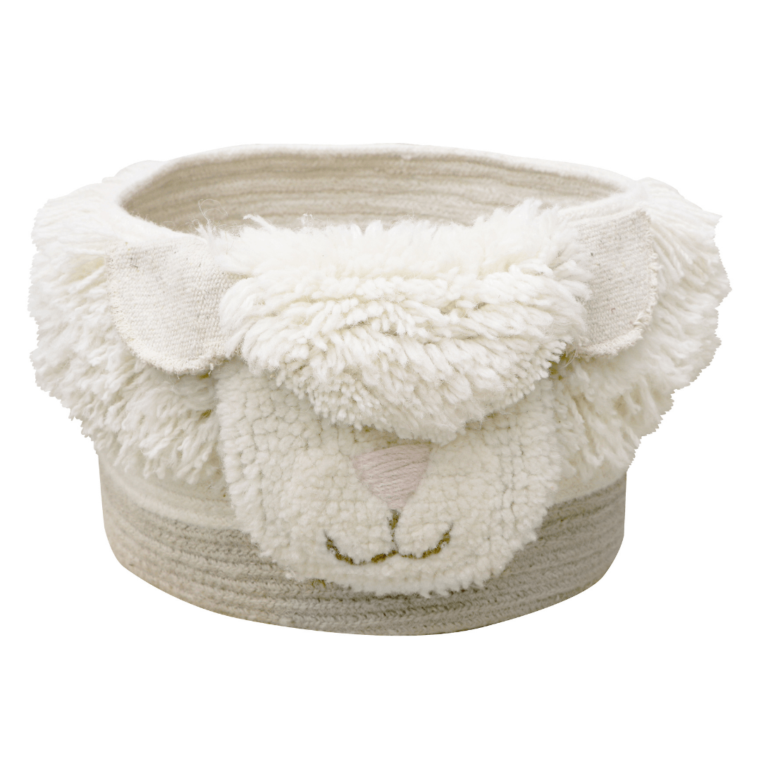Pink Nose Sheep Woolable Basket - Project Nursery
