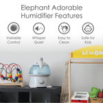 Crane Ultrasonic Cool Mist Humidifier - Elliot the Elephant - Project Nursery