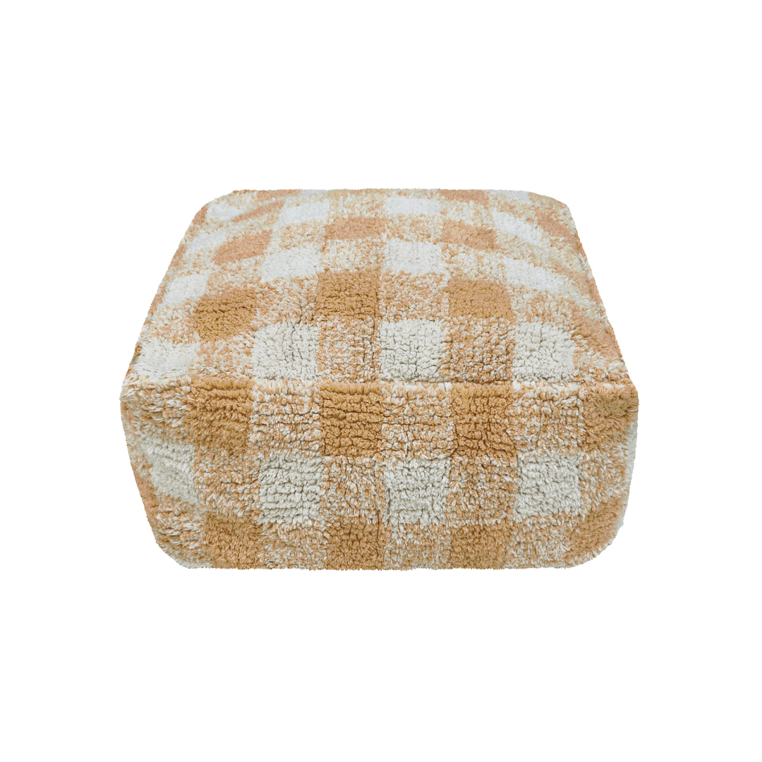Vichy Checked Pouf