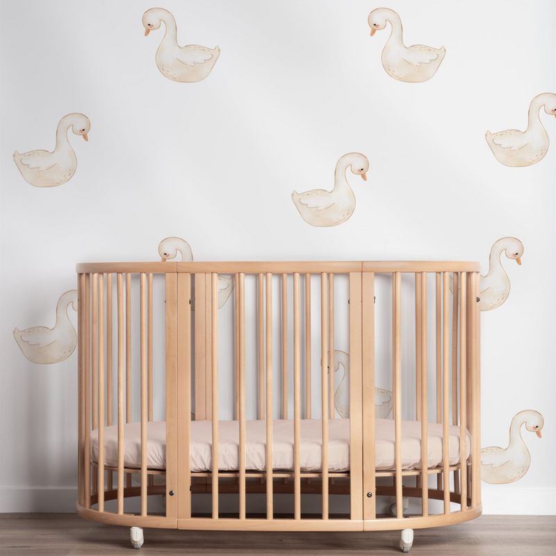 Swimming Goose Wall Decal Set