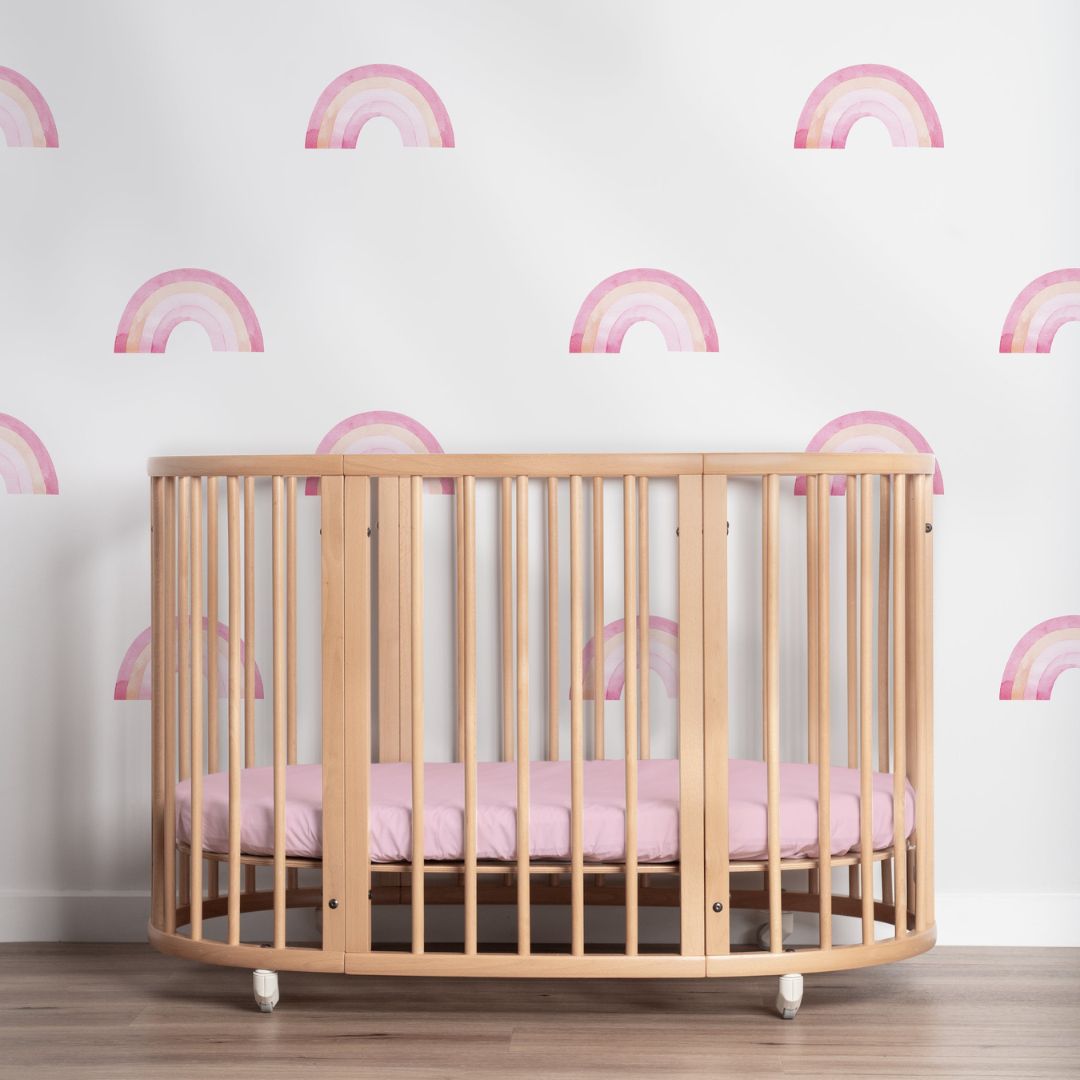 Watercolor Rainbow Wall Decals