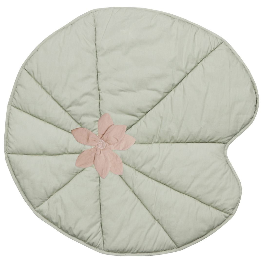 Water Lily Play Mat - Olive