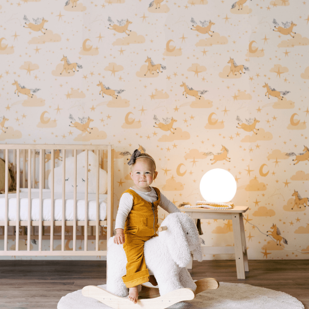Goodnight Moon Wallpaper - Project Nursery