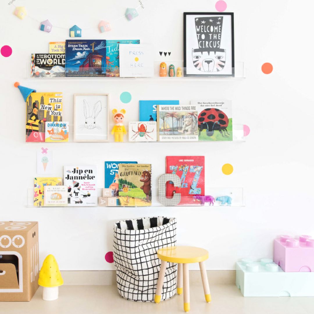 Rainbow Confetti Dot Wall Decals