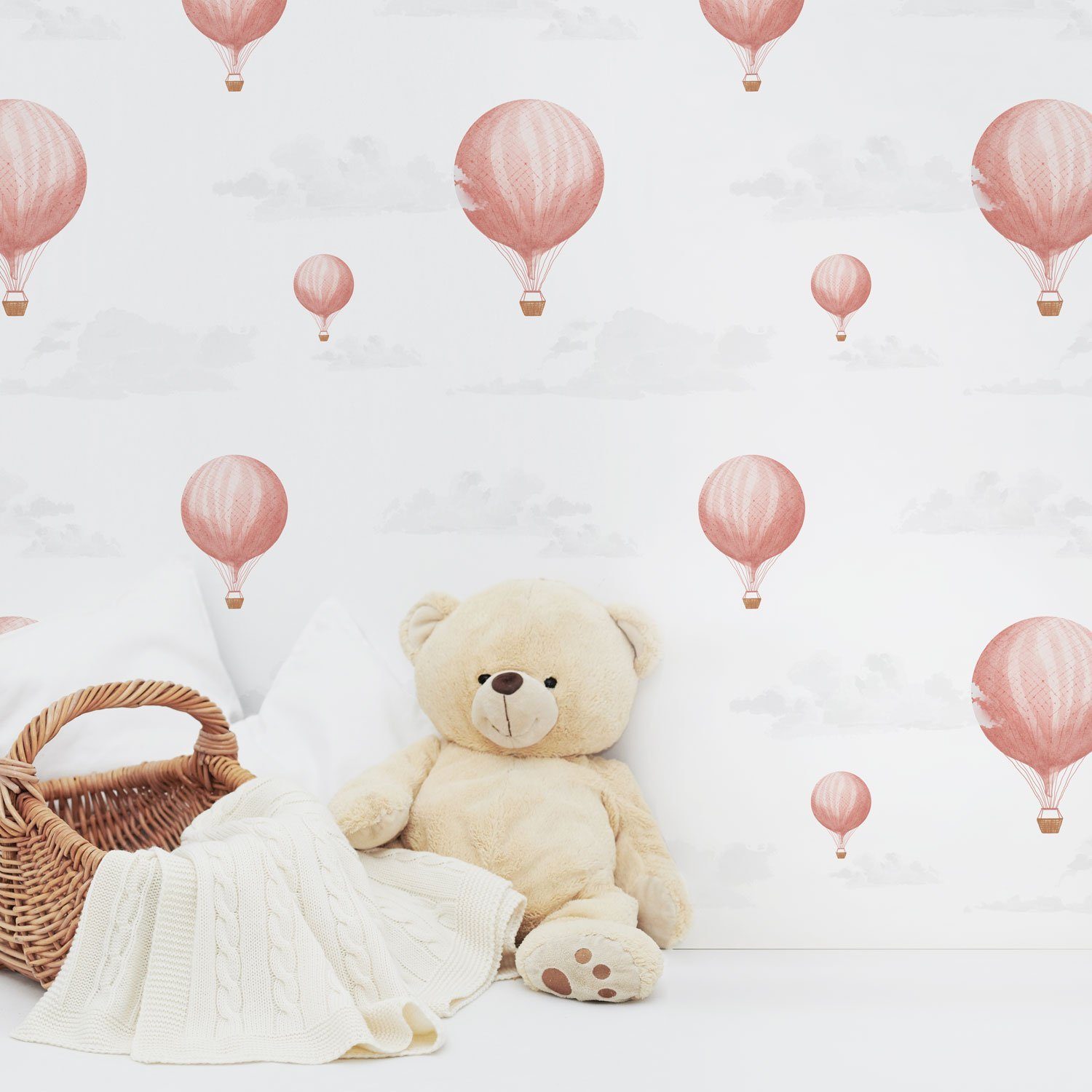 Vintage Air Balloon Wallpaper - Project Nursery