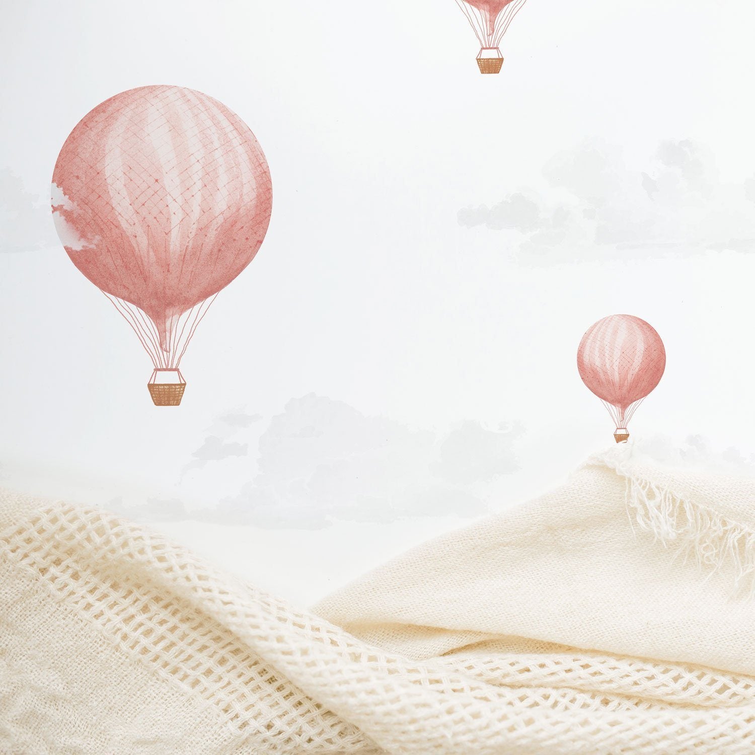 Vintage Air Balloon Wallpaper - Project Nursery
