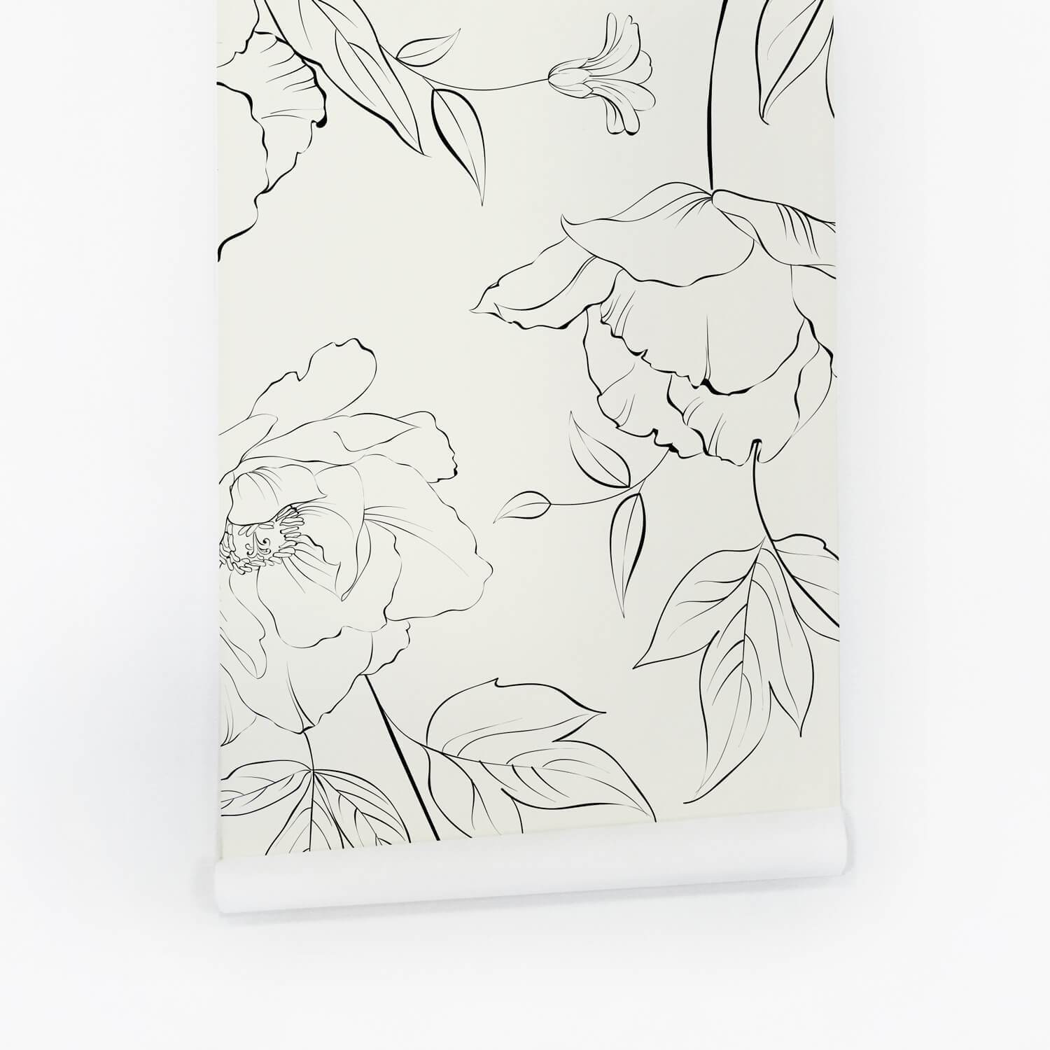 Delicate Floral Wallpaper - Project Nursery