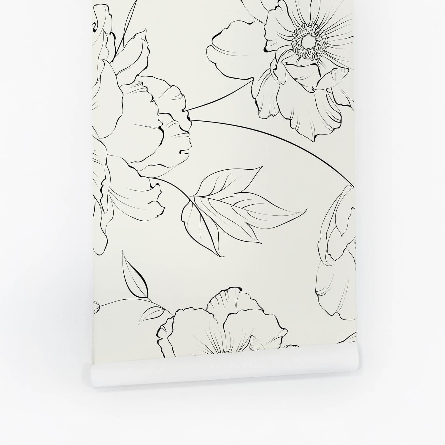 Delicate Floral Wallpaper - Project Nursery