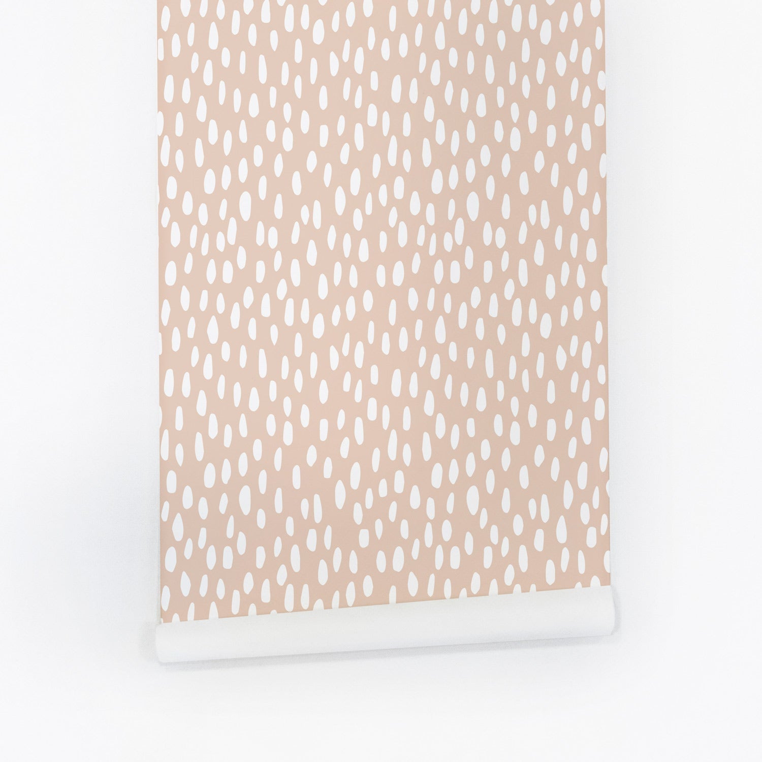 Pastel Pink Speckle Wallpaper - Project Nursery